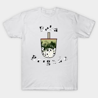 Boba Brigade Panda Matcha Milk Tea T-Shirt